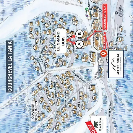 Confortable T2 Skis Aux Pieds, Animaux Autorisés - Fr-1-182a-19 Courchevel